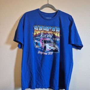 Nascar Racing Graphic Tee in Blue